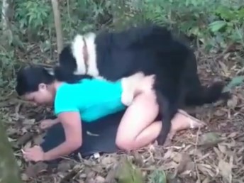 Pegou no flagra a vizinha de quatro dando para o cachorro